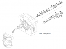 Spare parts for Liebherr hydraulic motor 10429985 (HMV210) Spare parts for Liebherr hydraulic motor 10429985 (HMV210)