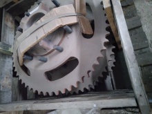 PFу PF Blaw-Knox Asphalt paver hopper conveyor chain drive sprocket PFу PF Blaw-Knox Asphalt paver hopper conveyor chain drive sprocket
